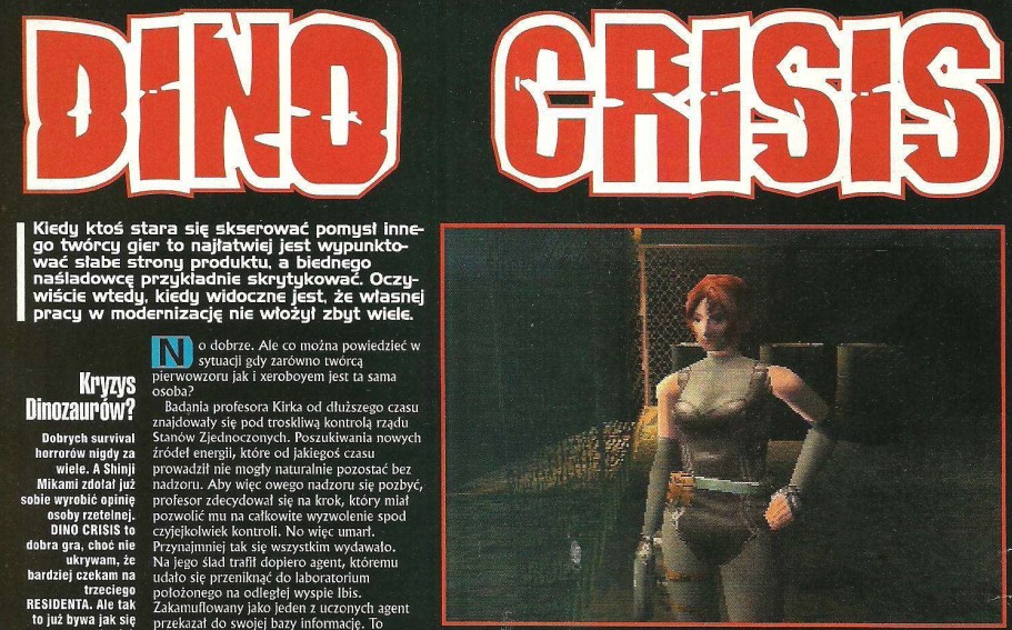 Dino Crisis - Prasa 1